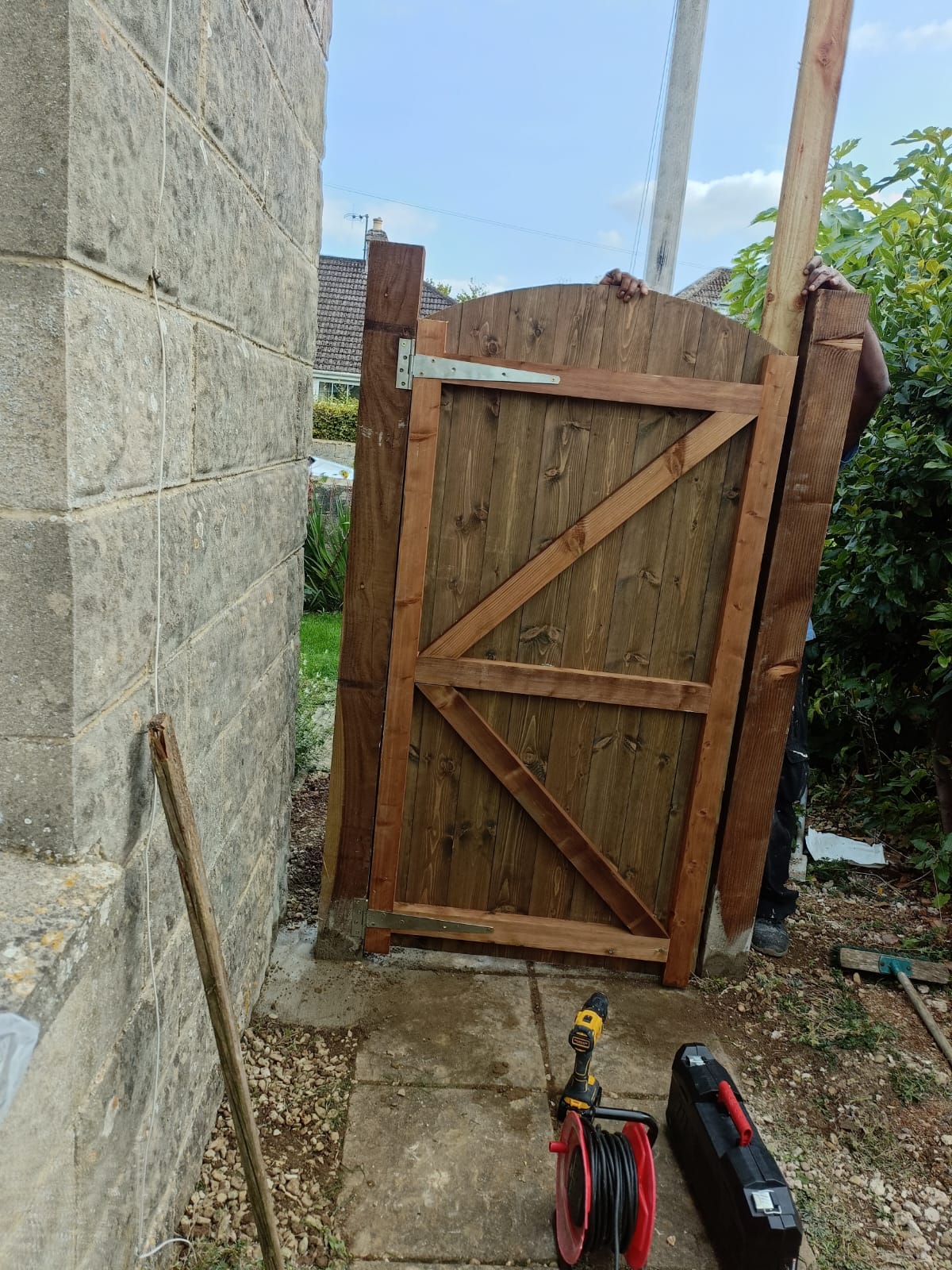 Garden Door Installation